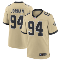 Men's New Orleans Saints #94 Cameron Jordan Gold Alternate Vapor Limited Jersey