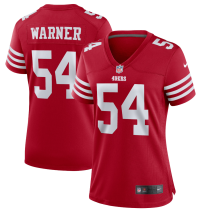 Women San Francisco 49ers #54 Fred Warner Red Vapor Limited Jersey
