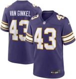 Men's Minnesota Vikings #43 Andrew Van Ginkel Purple 2024 F.U.S.E. Winter Warrior Limited Jersey