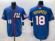 Men's Los Angeles Dodgers #18 Yoshinobu Yamamoto National League Blue 2025 All-Star Edition Limited Jersey