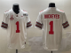 Men's Ohio State Buckeyes #1 Buckeyes White 2025 CFP Final With National Champions Patch Jersey