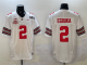 Men's Ohio State Buckeyes #2 Emeka Egbuka White 2025 CFP Final With National Champions Patch Jersey
