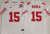 Men's Nebraska Cornhuskers #15 Dylan Raiola White F.U.S.E. With Patch Vapor Limited Jersey
