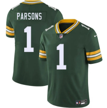 Men's Green Bay Packers #1 Micah Parsons Green 2025 Vapor Untouchable Limited Jersey