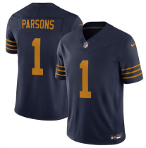 Men's Green Bay Packers #1 Micah Parsons Navy The 1923 Classic Vapor F.U.S.E. Limited Jersey