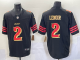 Men's San Francisco 49ers #2 Lenoir Black 2025 F.U.S.E. “Rivalries” Vapor Limited Jersey