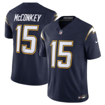 Men's Los Angeles Chargers #15 Ladd McConkey Navy 2025 F.U.S.E. Alternate Vapor Limited Jersey