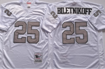 NFL Jerseys Oakland Raiders 25 BILETNIKOFF Throwback White