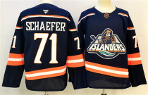 Men's New York Islanders #71 Matthew Schaefer Navy 2024-25 Stitched Hockey Jersey