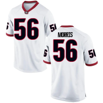 Men's Georgia Bulldogs #56 Morris White College Football Stitched Jersey