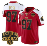 Men's San Francisco 49ers #97 Nick Bosa Red Alternate 2025 F.U.S.E. 1-Star C With Faithful To Vapor Limited Jersey