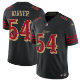 Youth San Francisco 49ers #54 Fred Warner Black 2025 F.U.S.E. “Rivalries” Vapor Limited Jersey