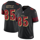 Youth San Francisco 49ers #85 George kittle Black 2025 F.U.S.E. “Rivalries” Vapor Limited Jersey