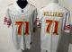 Men's San Francisco 49ers #71 Trent Williams White 2025 F.U.S.E. “Rivalries” Vapor Limited Jersey