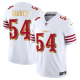 Men's San Francisco 49ers #54 Fred Warner White 2025 F.U.S.E. “Rivalries” Vapor Limited Jersey