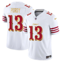 Men's San Francisco 49ers #13 Brock Purdy White 2025 F.U.S.E. “Rivalries” Vapor Limited Jersey