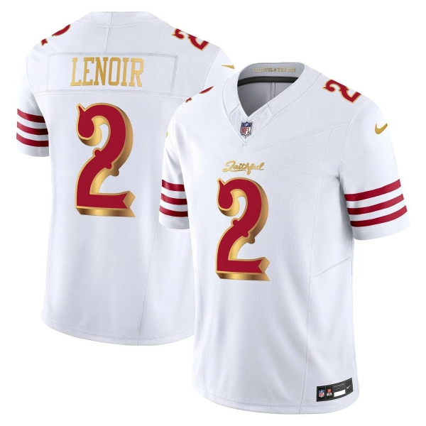 Men's San Francisco 49ers #2 Lenoir White 2025 F.U.S.E. “Rivalries” Vapor Limited Jersey
