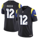 Men's Los Angeles Rams #12 Puka Nacua Black 2025 F.U.S.E. “Rivalries” Vapor Limited Jersey