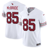 Men's Arizona Cardinals #85 Trey McBride White 2024 F.U.S.E. Vapor Untouchable Limited Jersey