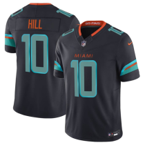 Men's Miami Dolphins #10 Tyreek Hill Black 2025 F.U.S.E. “Rivalries” Vapor Limited Jersey Black 2025 F.U.S.E. “Rivalries” Vapor Limited Jersey