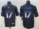 Men's Buffalo Bills #17 Josh Allen Black Fashion Vapor Limited Football Stitched Jersey