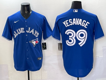 MLB Toronto Blue Jays #39 Yesavage Blue Game Nike Jersey