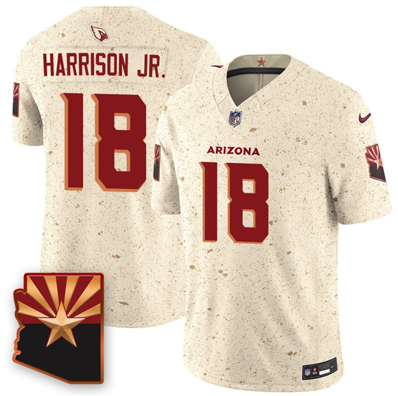 Men's Arizona Cardinals #18 Marvin Harrison Jr. 2025 F.U.S.E. “Rivalries” Vapor Untouchable Limited Jersey