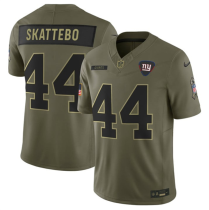 Men's New York Giants #44 Cam Skattebo Olive 2025 F.U.S.E. Salute to Service Limited  Jersey