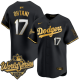 Men's Los Angeles Dodgers #17 Shohei Ohtani Black 2025 World Series Vapor Premier Limited Jersey