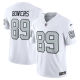 Men's Las Vegas Raiders #89 Brock Bowers White Color Rush Limited Stitched Jersey