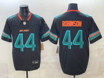 Men's Miami Dolphins #44 Robinson Black 2025 F.U.S.E. “Rivalries” Vapor Limited Jersey