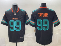 Men's Miami Dolphins #99 Taylor Black 2025 F.U.S.E. “Rivalries” Vapor Limited Jersey
