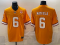 Men's Tampa Bay Buccaneers #6 Baker Mayfield Orange 50th Season & 4-Star C Jersey