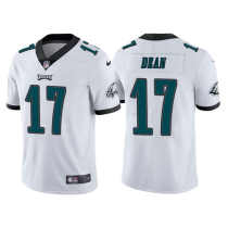 Men's Philadelphia Eagles #17 Nakobe Dean White Vapor Untouchable Limited Jersey