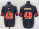Men's San Francisco 49ers #49 Faithful Black 2025 F.U.S.E. “Rivalries” Vapor Limited Jersey