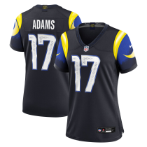 Women Los Angeles Rams #17 Davante Adams Black 2025 F.U.S.E. “Rivalries” Vapor Limited Jersey