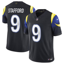 Youth Los Angeles Rams #9 Matthew Stafford Black 2025 F.U.S.E. “Rivalries” Vapor Limited Jersey
