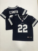 Dallas Cowboys #22 E.Smith Blue Vapor Untouchable Limited Toddlers Jersey