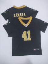 New Orleans Saints #41 Alvin Kamara Black Vapor Untouchable Limited Toddlers Jersey