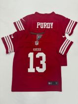 NFL San Francisco 49ers #13 Brock Purdy 2022 New Red Vapor Untouchable Limited Toddlers Jersey