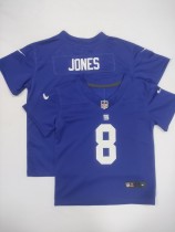 New York Giants #8 Daniel Jones Blue Vapor Untouchable Limited Toddlers Jersey