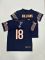 Chicago Bears #18 Caleb Williams Navy Vapor Untouchable Limited Toddlers Jersey