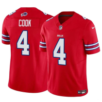 Men's Buffalo Bills #4 Cook Red Vapor Untouchable Limited Stitched Jersey