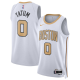 Men's Boston Celtics #0 Jayson Tatum White 2025/26 City Edition Swingman Stitched  Jersey