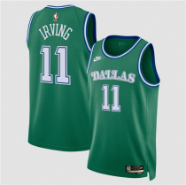 Men's Dallas Mavericks #11 Kyrie Irving Green 2025 Classic Edition Stitched Basketball Jersey