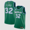 Men's Dallas Mavericks #32 Cooper Flagg Green 2025 Classic Edition Stitched Jersey