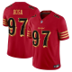 Men's San Francisco 49ers #97 Nick Bosa Red Gold 2025 F.U.S.E. “Rivalries” Vapor Limited Jersey