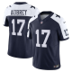 Men's Dallas Cowboys #17 Brandon Aubrey Thanksgiving Navy 2023 F.U.S.E Vapor Untouchable Jersey