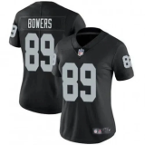 Women Las Vegas Raiders #89 Brock Bowers Black Vapor Football Stitched Jersey