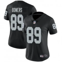 Women Las Vegas Raiders #89 Brock Bowers Black Vapor Football Stitched Jersey